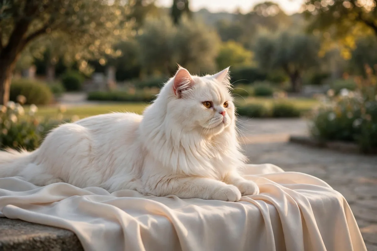 Pearl cat portrait photo